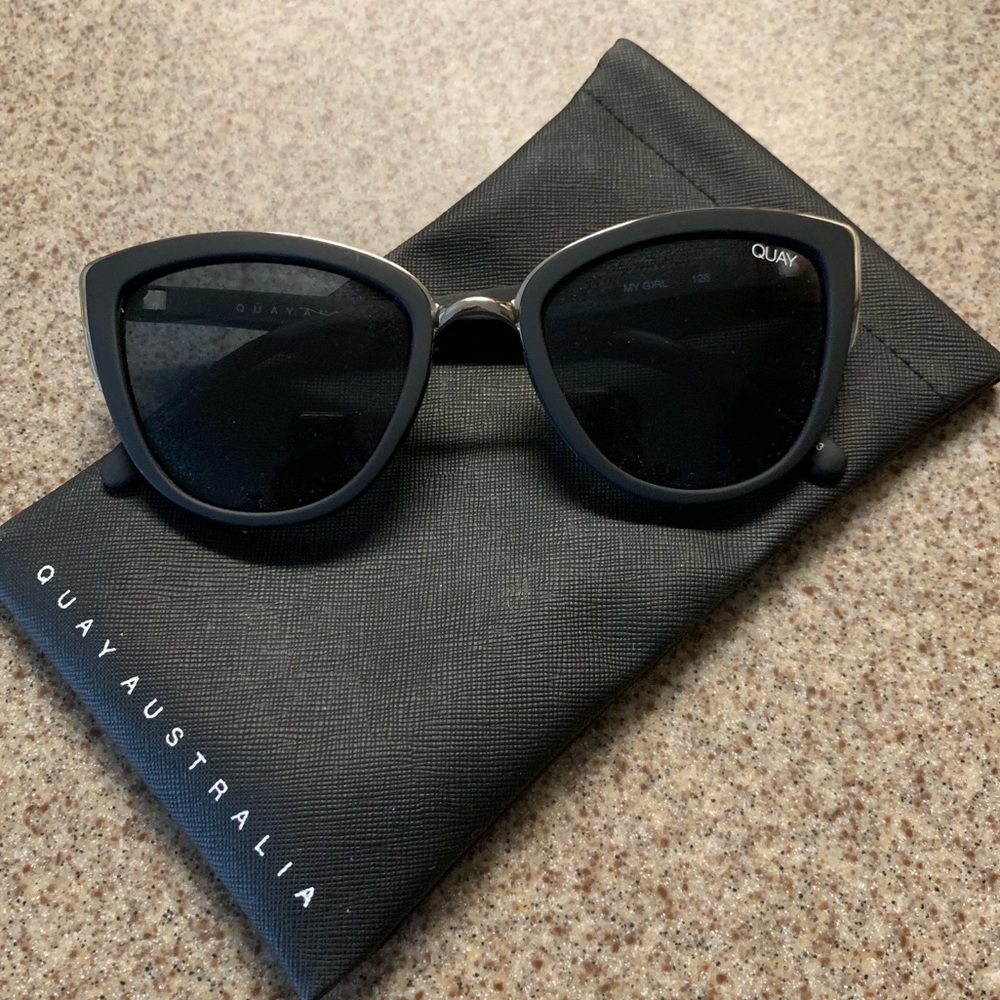 Quay My Girl sunglasses and soft case
